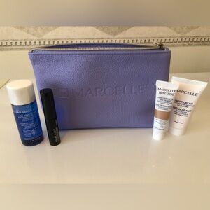 🍁🍁NWT MARCELLE Travel Size Cosmetic Set with Bag - can be carried on to planes
